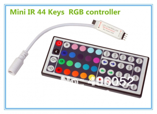 100pcs/lot whole dc12v 44 key ir led rgb remote controller for 5050/3528 led strip light