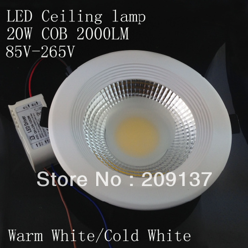 20w cob ceiling light led lamp bulb 85v-265v for home living room illumination 4pcs/lot